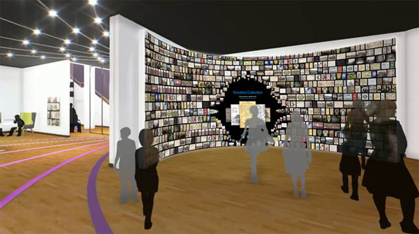 Huddersfield University Archives Gesture Wall Huddersfield University Archives Gesture Wall