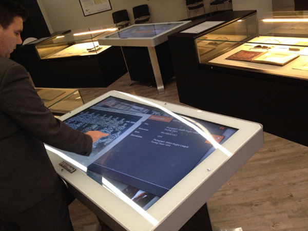 Heritage Quay multitouch table Heritage Quay multitouch table