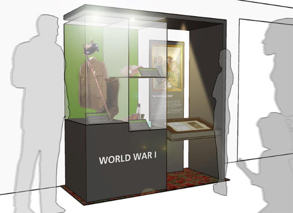 WW1 exhibit design