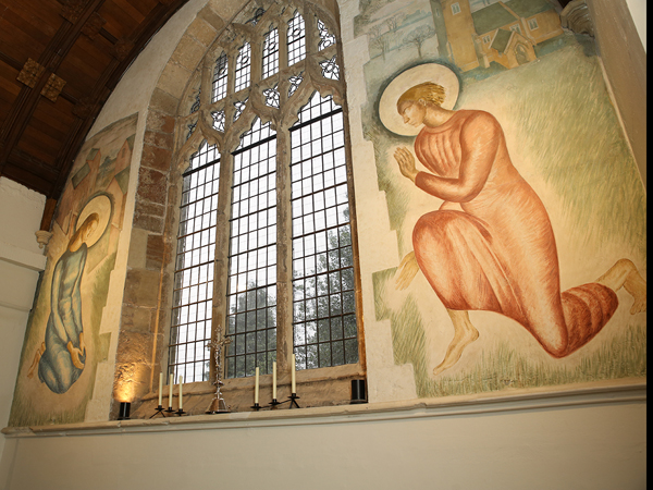 Evelyn Gibbs mural restored St Martins