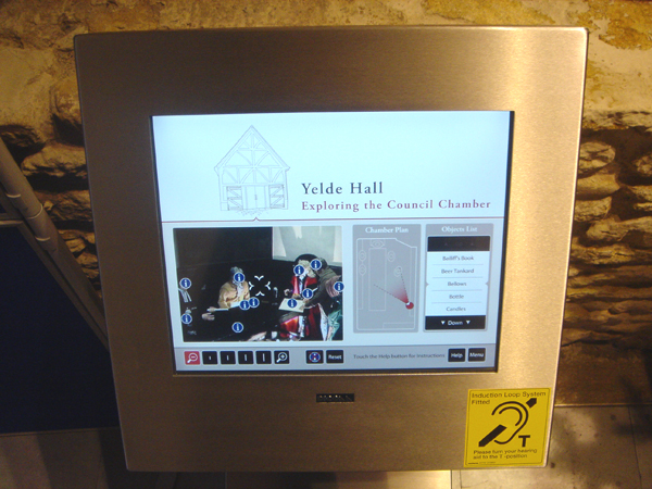 Chippenham Yelde Hall touchscreen